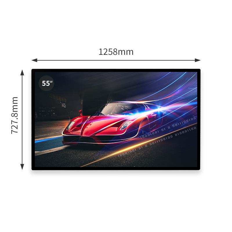 LCD wall-mounted touch all-in-one machine